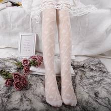 2020 new Japanese Lolita pantyhose cosplay soft girl student two-dimensional base white black stockings pantyhose 2024 - buy cheap