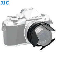 JJC Preto/Prata Lente Auto Cap forPanasonic Lumix G Vario Mega OIS Lente HD 12-32mm F3.5-5.6 2024 - compre barato