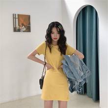 Женское летнее платье, новинка 2021, Корейская женская модная одежда, оптовая продажа платьев для женщин, Vestidos WBXW39 2024 - купить недорого
