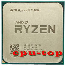 Процессор AMD Ryzen 5 1600X, 3,6 ГГц, 6 ядер, 12 потоков, 95 Вт, L3 = 16 Мб, YD160XBCM6IAE, разъем AM4, бесплатная доставка 2024 - купить недорого
