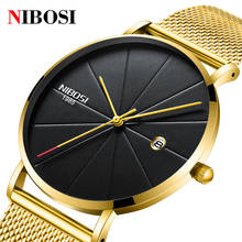 Relogio NIBOSI Masculino New Luxury Men Watch Top Brand Casual Ultra Thin Quartz Watches Waterproof Sports Male Clock for Men 2024 - buy cheap