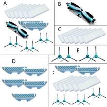 1 Set Vacuum Cleaner Spare Part Roller Brush Hepa Filter Mop for Conga 1290/1390 2024 - buy cheap