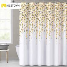 Shower Curtains for Bathroom Weeping Flower African Polyester Fabric Yellow Floral Waterproof with Hooks Liners for Showers Tubs 2024 - buy cheap