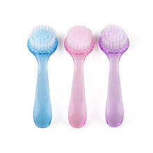 Cepillo de plástico suave para limpieza de uñas, cepillo de cabeza redonda para el cuidado de uñas, Gel UV, manicura, Color aleatorio, 1 ud. 2024 - compra barato