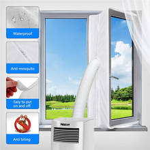 Placa de sellado de ventana de bloqueo de aire, placa de tela blanca Universal, Flexible, impermeable, suave, para aire acondicionado móvil, 3/4m, nuevo 2024 - compra barato
