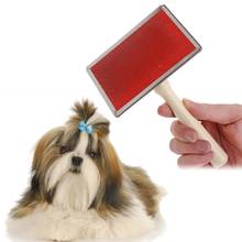 Pet Grooming Comb Shedding Hair Remove Brush Wood Handle Dog Cat Cleaning Supply New Drop Shipping 2024 - buy cheap