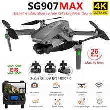 SG907 MAX 3-axis Gimbal 5G WIFI RC Drone Quadcopter 4K Camera GPS Optical-Flow drone 4k profesional квадрокоптер с камерой 2024 - buy cheap