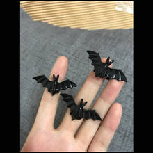 Punk Gothic Decoration Black Bat Adjustable Ring Steam DIY Ring Party Fashion Jewelry 2024 - buy cheap