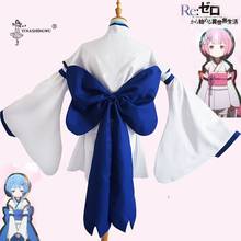 Anime Re Zero Maid Dress Cosplay Costume Halloween Costume Cosplay Re Life In A Different World From Zero Ram Rem Young Girls 2024 - buy cheap