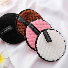 4PCS Soft Microfiber Makeup Remover Towel Face Cleaner Plush Puff Reusable Cleansing Cloth Pads Foundation Face Skin Care Tools 2024 - buy cheap