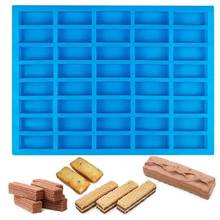 Chocolate Mould Silicone Cake Mold Rectangle 40 Cavity Chocolate Bar Mold Fondant Molds Cake Decoration Tools Bakeware Moulds 2024 - buy cheap