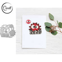 QWELL Words 2020 Small Pattern Metal Cutting Dies Stencil For DIY Scrapbooking Album Crafts Paper Cards 2020 Hot Sale 2024 - buy cheap