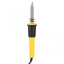 Pyrography caneta couro madeira artesanato elétrica woodburner ferramenta de couro plug ue 220v 40w ferro solda 2024 - compre barato