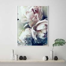 Cuadro de floración abstracta para decoración de sala de estar, lienzo de arte nórdico para pared, póster e impresión de flores 2024 - compra barato