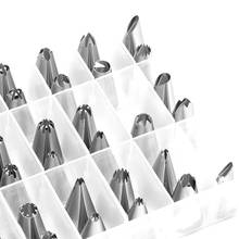24Pcs/Box Silver 430 Stainless Steel Cookies Supplies Pastry Nozzle Fondant Decor Kitchen Gadgets DIY Cake Decoration 2024 - buy cheap
