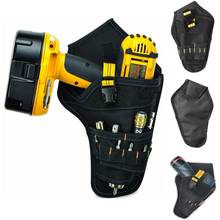 Heavy-duty Drill Holster Tool Belt Pouch Bit Holder Hanging Waist Bag Drill Tool Storage Bags YE-Hot 2024 - buy cheap