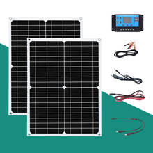 Panel Solar fotovoltaico de 100w/día, 18V, 30w para 5v, USB, 12V, batería para coche, outdoorCamping, carga de teléfono, hogar, ect 2024 - compra barato