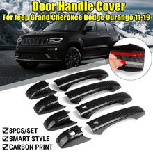 8PCS Car Exterior Door Handle Cover For Jeep Grand Cherokee for Dodge Durango 2011 2012 2013 - 2019 Car Accessories Gloss Black 2024 - buy cheap