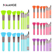 MAANGE 6/10 Pcs Makeup Brushes Set Eye Shadow Foundation Powder Eyeliner Eyelash Lip Make Up Brush Cosmetic Beauty Tool Kit 2024 - buy cheap