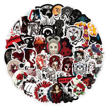 100pcs Goth Gothic Devil Dark Red Stickers For Laptop  Adesivi Aadesivos Scrapbooking Material Craft Supplies Sticker Vintage 2024 - buy cheap