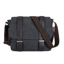 Handbag Canvas Shoulder Bag Messenger Bag men's fashion bag leisure Korean version iPad leisure bag 2024 - buy cheap