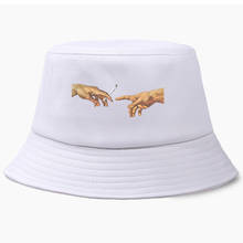 Funny Michelangelo Genesis Gen Cap Bucket Hat Foldable Bucket Hats Men Women Headgear Cotton Fishing Beach Headgear Outdoor Caps 2024 - buy cheap