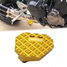 Pedal de motocicleta cnc com logo semspeed, acessórios para moto mt 07, 09, 10, yamaha, almofada traseira, alavanca de freio de pé, ampliar extensão 2024 - compre barato