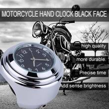 Motorcycle Quartz Clock 7/8" Waterproof Chrome Bike Handlebar Mount Watch Aluminum Luminous Clock Universal Handlebar Clock 2024 - buy cheap