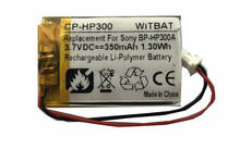 Batería TTVXO para auriculares Sony DR-BT21, batería de auriculares Bluetooth, DR-BT22, 350mAh, BP-HP300A 2024 - compra barato