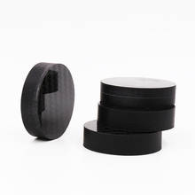 8PCS Black Carbon Fiber Speaker Isolation 40x10mm Spike Base Pad Shoe Feet Hifi Amp cone speaker pad 2024 - buy cheap