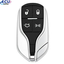 4 Buttons Modified Blank Fob Key Case Remote Smart Key Shell for Maserati President Ghibli Levant 2024 - buy cheap