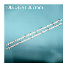 New 20 PCS/lot 10LED LED backlight strip for LG TV 43UJ670V 43LV340C-UB E74739 43 V17 ART3 2867 43uj6525 43uj6565 lc430dgj 2024 - buy cheap