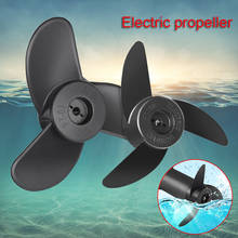 Motor Boat Propellers Electric Engine Outboard Electric Trolling Motor Outboard Propeller 3 Blades Black 2024 - buy cheap