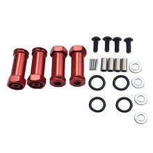 Adaptadores hexagonales de rueda de aluminio de 12Mm, extensión de 29Mm de largo, piezas de conversión de coche a control remoto para 1/12 Wltoys 12428 12423 rojo 2024 - compra barato