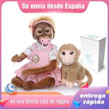 New 21inch 52CM 100% handmade reborn Monkey very soft silicone vinyl flexible Collectible art doll 2024 - buy cheap