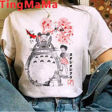 Studio Ghibli Totoro Miyazaki Hayao tshirt women couple clothes japanese graphic tees women tshirt t-shirt harajuku kawaii 2024 - buy cheap