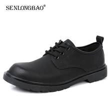 New Brand Genuine Leather Men's shoes Fashion Men's Oxford Shoes High Quality Dress Shoes Handmade Men Flats Work Casual Shoes 2024 - buy cheap