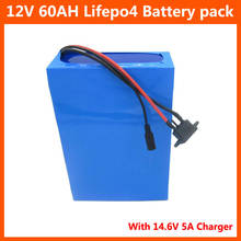 Lifepo4-Batería de 500W, paquete de batería de 10P, 12 V, 60AH, 12 V, 40AH, 50AH, 32700 celdas con 50A, BMS, 14,6 V, 5A, cargador 2024 - compra barato