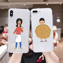 Cartoon Lovely Bob Is Burgers TPU Soft silicone phone case For iPhone 12pro 11 PRO Xs MAX XR 8 7 plus 6 6s plus 5 5s SE 12mini  2024 - buy cheap