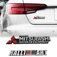 For Mitsubishi RALLIART L200 Outlander ASX Lancer Pajero Eclipse Galant Car Side Sticker Decal Emblem Fender Durable Accessories 2024 - buy cheap