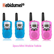 Portátil 2pcs Mini Walkie Talkie Crianças PMR446 T388 0.5W PMR FRS UHF Estação de Rádio Comunicador de Rádio Universal Para presente 2024 - compre barato