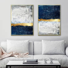 Abstract Painting Blue Painting Blue Wall Art Picture Canvas Painting Poster Print Wall Art Pictures Living Room Decoration 2024 - buy cheap