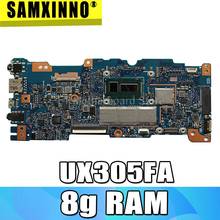 Ux305fa placa-mãe 8g ram para asus ux305f u305f ux305 computador portátil placa-mãe ux305fa mainboard ux305fa teste 100% ok 2024 - compre barato