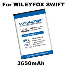 Losoncoer bateria 3650mah swb0115 para celular wileyfox swift + rápida entrega 2024 - compre barato