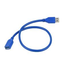 0,5 м/1 м/1,5 м USB Удлинительный Кабель USB 3,0 A штекер-гнездо прочный удлинитель для передачи данных кабель адаптер соединитель 2024 - купить недорого