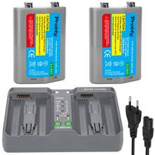 2 pces 3500mah EN-EL18, EN-EL18a, en el18, enel18a bateria + lcd duplo carregador rápido inteligente para nikon d4, d4s, d5 câmera digital slr 2024 - compre barato