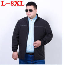 plus size 9XL 8XL 7XL Men's Jackets  Men's New Casual Jacket High Quality Spring Regular Slim Jacket Coat For Male Wholesale 2024 - buy cheap