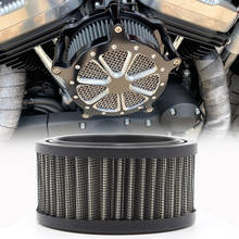 Motorcycle Air Filter Cold Air Intake High Flow Air Cleaner Accessories For Harley Sportster XL 883 XL 1200 48 2004-2018 2024 - buy cheap