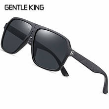 Óculos de sol king suave com lentes polarizadas, óculos armação quadrada ultraleve esportivo para homens uv400, óculos de viagem 2024 - compre barato