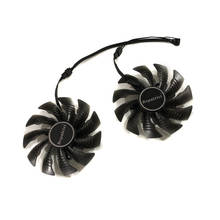 1 conjunto pld10015b12h gpu vga cooler ventilador alternativo para gigabyte rx580 xtr gtx1060 xtreme placas de vídeo refrigeração 2024 - compre barato